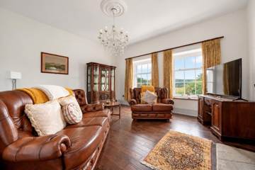 Living room with countryside views